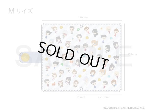 画像2: 【販売終了】逆転裁判 ふわぽにシリーズ スマホケース (2)