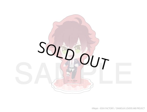 画像1: 【販売終了】アニメ「DIABOLIK LOVERS MORE,BLOOD」 ふわぽにシリーズ アクリルスタンド（逆巻アヤト） (1)