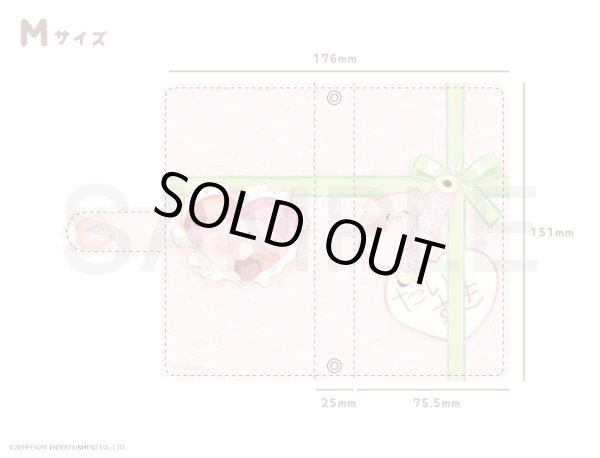 画像2: ぽてぽてこぶたちゃん スマホケース おくりもの (2)