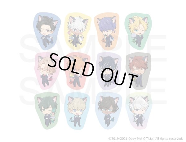 画像2: 【販売期間終了】Obey Me!×mixx garden 黒猫執事喫茶 ミニキャラクッション(シメオン) (2)