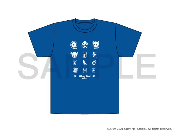 画像1: Obey Me! Official Tシャツ Lサイズ(ルシファー) (1)