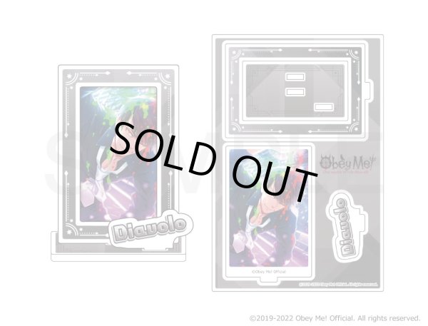 画像1: Obey Me!×mixx garden カードぷちコレクション フレームアクリルスタンド(ディアボロ) (1)