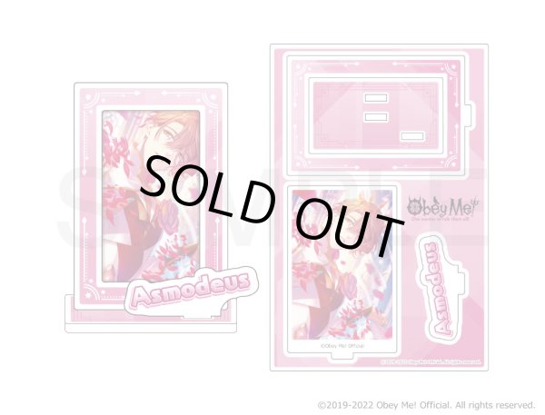 画像1: Obey Me!×mixx garden カードぷちコレクション フレームアクリルスタンド(アスモデウス) (1)