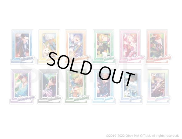 画像2: Obey Me!×mixx garden カードぷちコレクション フレームアクリルスタンド(アスモデウス) (2)