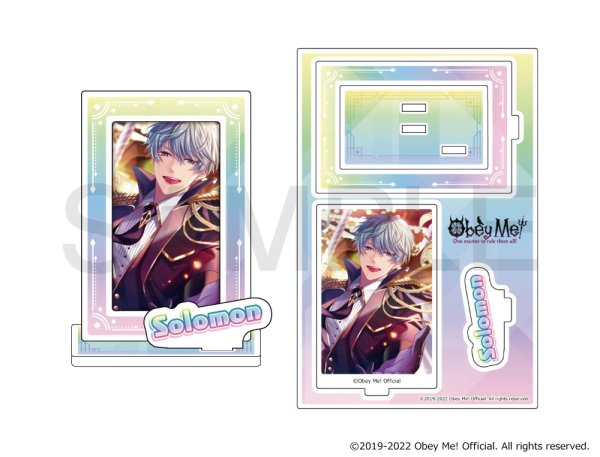 画像1: Obey Me!×mixx garden カードぷちコレクション フレームアクリルスタンド(ソロモン) (1)