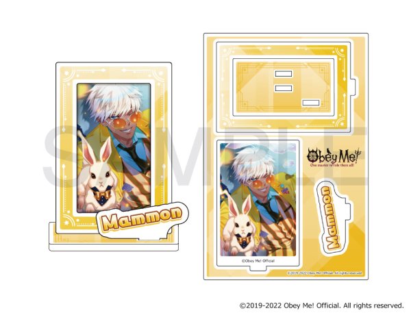 画像1: Obey Me!×mixx garden カードぷちコレクション フレームアクリルスタンド(マモン) (1)