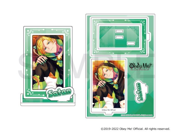 画像1: Obey Me!×mixx garden カードぷちコレクション フレームアクリルスタンド(サタン) (1)