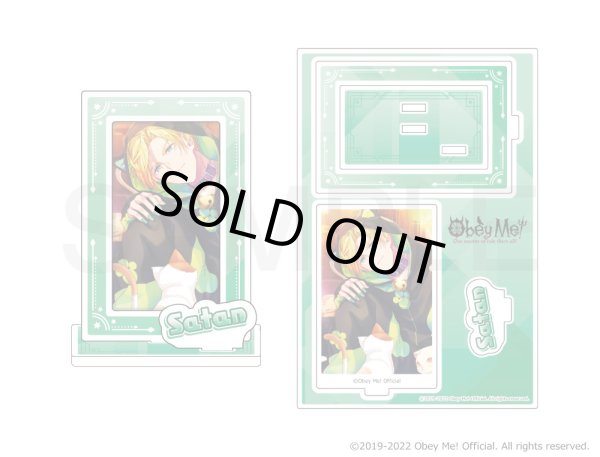 画像1: Obey Me!×mixx garden カードぷちコレクション フレームアクリルスタンド(サタン) (1)