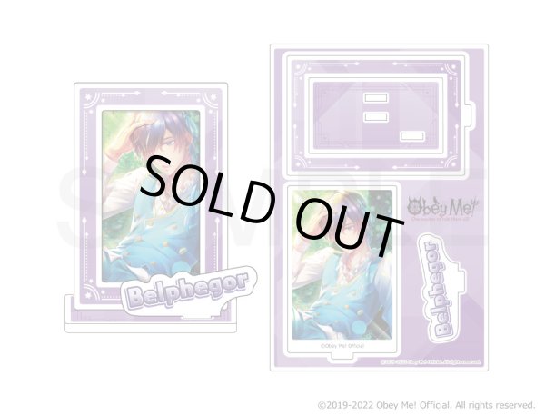 画像1: Obey Me!×mixx garden カードぷちコレクション フレームアクリルスタンド(ベルフェゴール) (1)