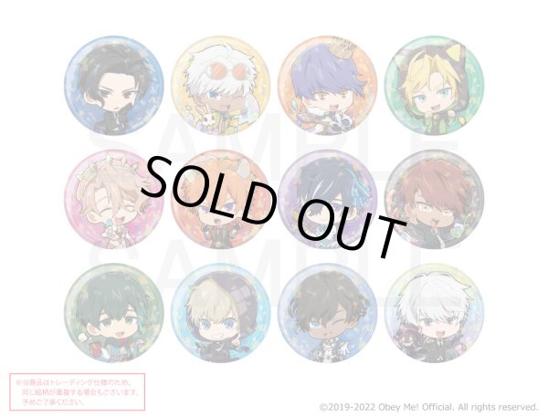 画像1: Obey Me!×mixx garden カードぷちコレクション トレーディングミニキャラホログラム缶バッジ (1)