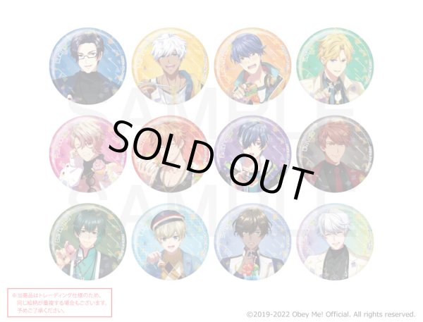 画像1: Obey Me!×mixx garden どきどきカフェめぐり in 人間界 トレーディングホログラム缶バッジ (1)