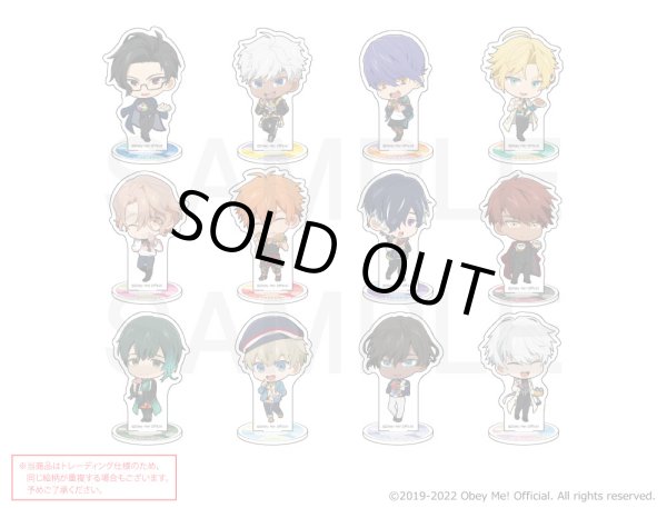 画像1: Obey Me!×mixx garden どきどきカフェめぐり in 人間界 トレーディングミニキャラアクリルスタンド (1)