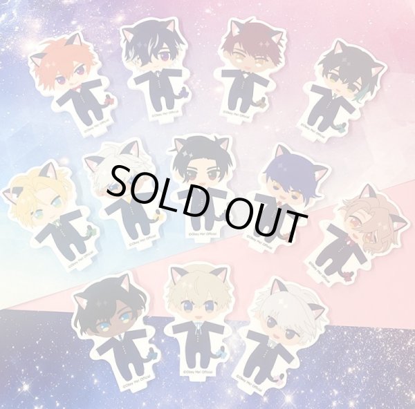 画像4: Obey Me! 黒猫執事喫茶 トレーディングリバーシブルアクリルスタンド (4)