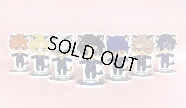 画像2: Obey Me! 黒猫執事喫茶 トレーディングリバーシブルアクリルスタンド (2)