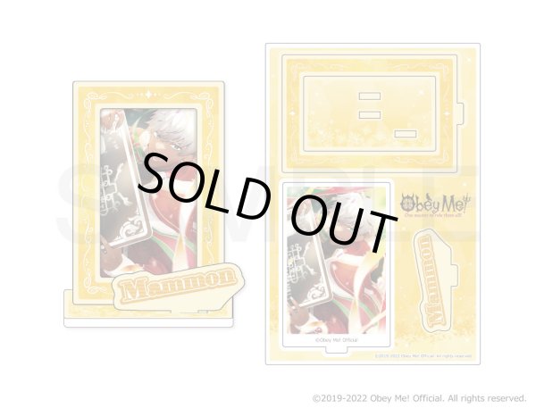 画像1: Obey Me!×mixx garden Happy Devil Day 2022 フレームアクリルスタンド(マモン) (1)