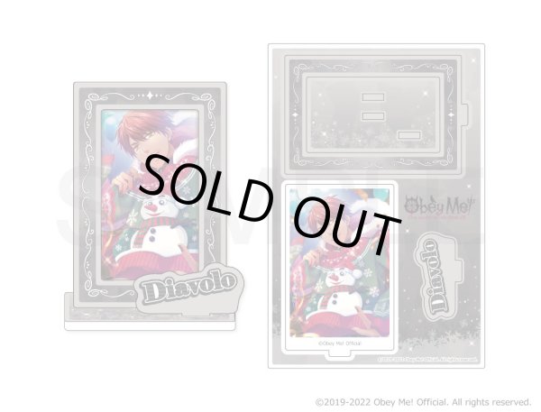 画像1: Obey Me!×mixx garden Happy Devil Day 2022 フレームアクリルスタンド(ディアボロ) (1)