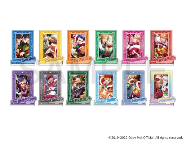 画像2: Obey Me!×mixx garden Happy Devil Day 2022 フレームアクリルスタンド(アスモデウス) (2)