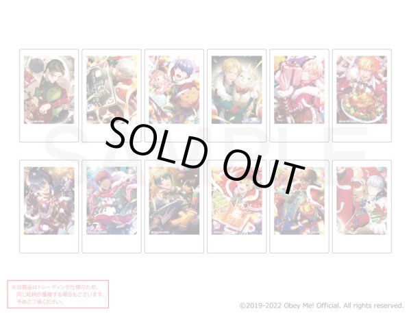 画像1: Obey Me!×mixx garden Happy Devil Day 2022 トレーディングチェキ(Christmas card design) (1)