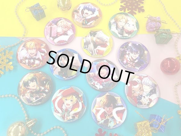 画像2: Obey Me!×mixx garden Happy Devil Day 2022 トレーディングメタリック缶バッジ(Christmas card design) (2)