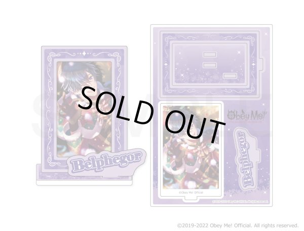 画像1: Obey Me!×mixx garden Happy Devil Day 2022 フレームアクリルスタンド(ベルフェゴール) (1)