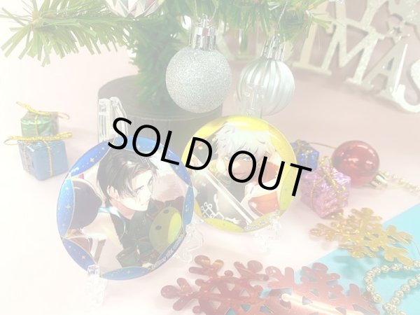 画像3: Obey Me!×mixx garden Happy Devil Day 2022 トレーディングメタリック缶バッジ(Christmas card design) (3)