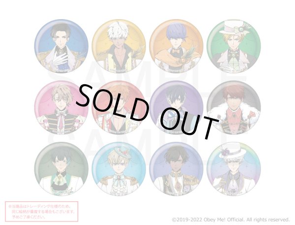 画像1: Obey Me!×mixx garden Happy Devil Day 2022 トレーディングメタリック缶バッジ (1)