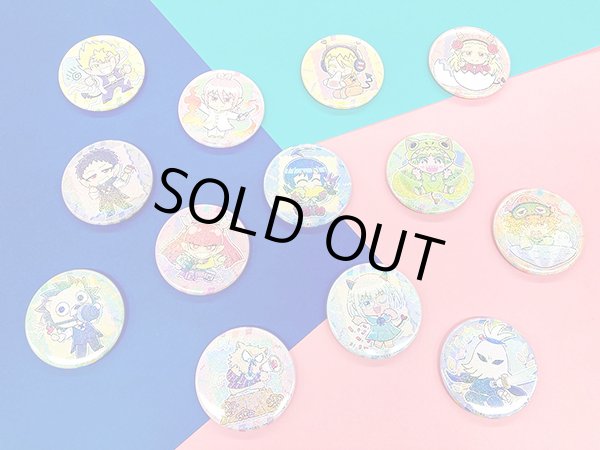 画像2: 【販売期間終了】TVアニメ「魔入りました！入間くん」×ばくだん焼本舗2023トレーディングラメ缶バッジ (2)