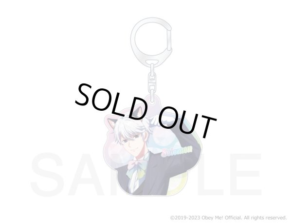 画像12: Obey Me!×mixx garden2023 黒猫執事喫茶2 アクリルキーホルダー (12)