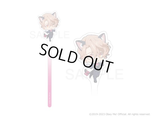 画像5: Obey Me!×mixx garden2023 黒猫執事喫茶2 アクリルフォトプロップス ラージ (5)