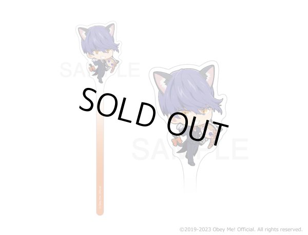 画像3: Obey Me!×mixx garden2023 黒猫執事喫茶2 アクリルフォトプロップス ラージ (3)