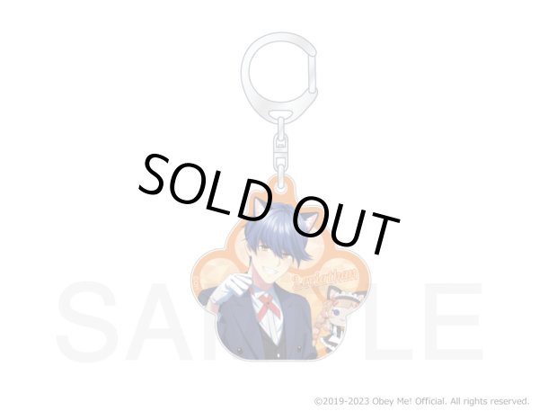 画像3: Obey Me!×mixx garden2023 黒猫執事喫茶2 アクリルキーホルダー (3)