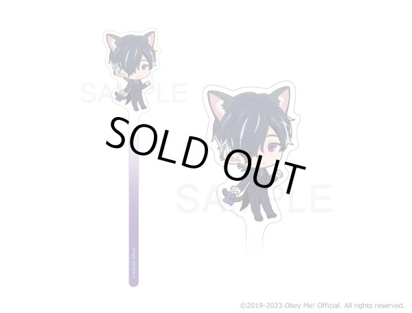 画像7: Obey Me!×mixx garden2023 黒猫執事喫茶2 アクリルフォトプロップス ラージ (7)