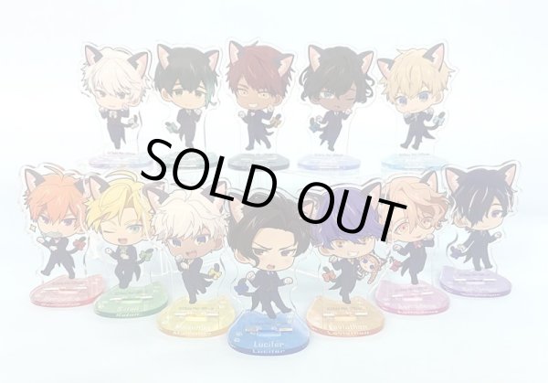 画像4: Obey Me!×mixx garden2023 黒猫執事喫茶2 トレーディングミニキャラアクリルスタンド (4)