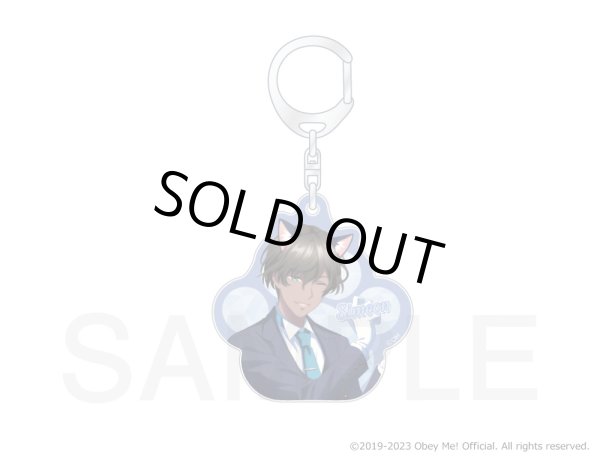 画像11: Obey Me!×mixx garden2023 黒猫執事喫茶2 アクリルキーホルダー (11)