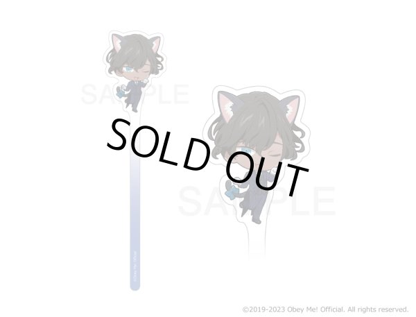 画像11: Obey Me!×mixx garden2023 黒猫執事喫茶2 アクリルフォトプロップス ラージ (11)