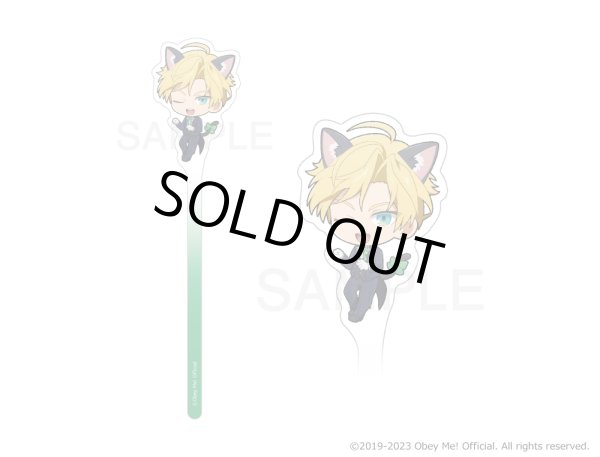 画像4: Obey Me!×mixx garden2023 黒猫執事喫茶2 アクリルフォトプロップス ラージ (4)