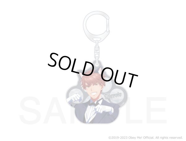 画像8: Obey Me!×mixx garden2023 黒猫執事喫茶2 アクリルキーホルダー (8)