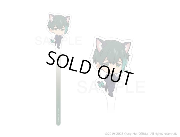 画像9: Obey Me!×mixx garden2023 黒猫執事喫茶2 アクリルフォトプロップス ラージ (9)