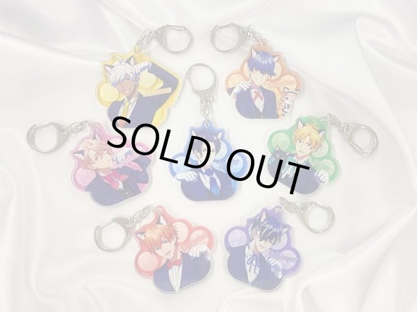 画像14: Obey Me!×mixx garden2023 黒猫執事喫茶2 アクリルキーホルダー (14)