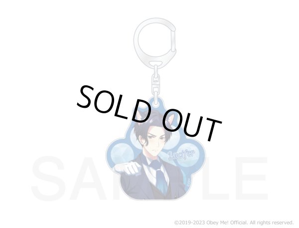 画像1: Obey Me!×mixx garden2023 黒猫執事喫茶2 アクリルキーホルダー (1)