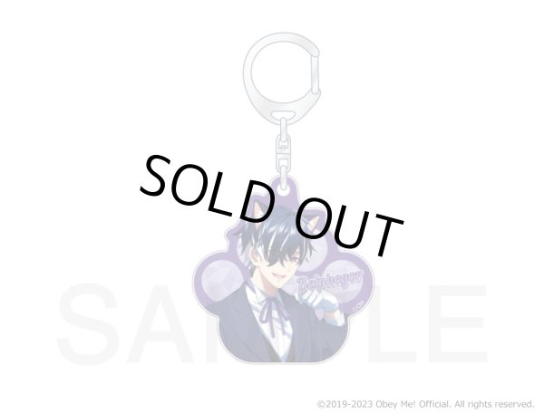 画像7: Obey Me!×mixx garden2023 黒猫執事喫茶2 アクリルキーホルダー (7)