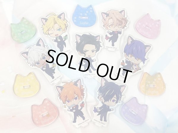 画像2: Obey Me!×mixx garden2023 黒猫執事喫茶2 トレーディングミニキャラアクリルスタンド (2)