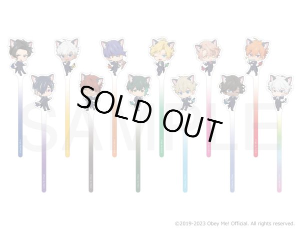 画像13: Obey Me!×mixx garden2023 黒猫執事喫茶2 アクリルフォトプロップス ラージ (13)