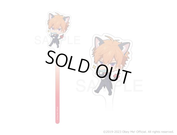 画像6: Obey Me!×mixx garden2023 黒猫執事喫茶2 アクリルフォトプロップス ラージ (6)