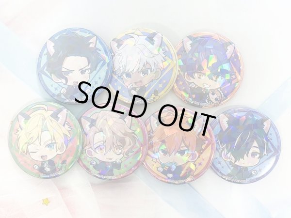 画像2: Obey Me!×mixx garden2023 黒猫執事喫茶2 トレーディングミニキャラホログラム缶バッジ (2)