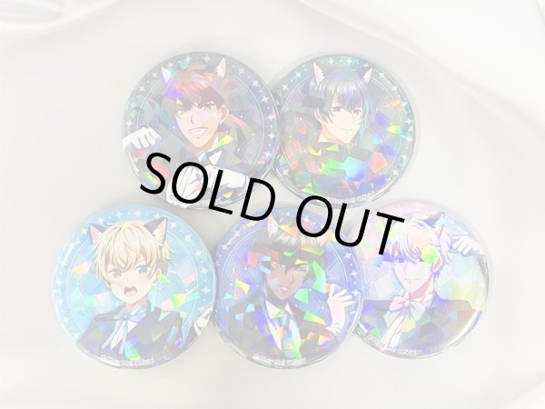 画像3: Obey Me!×mixx garden2023 黒猫執事喫茶2 トレーディングホログラム缶バッジ (3)