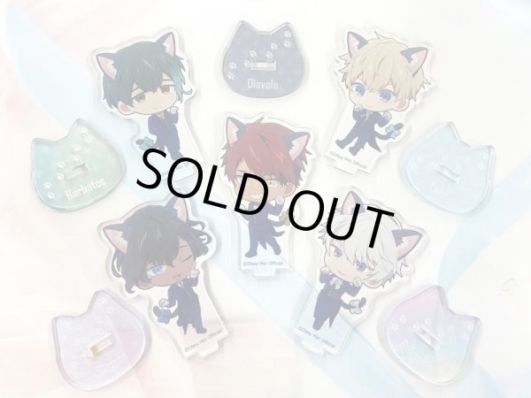 画像3: Obey Me!×mixx garden2023 黒猫執事喫茶2 トレーディングミニキャラアクリルスタンド (3)