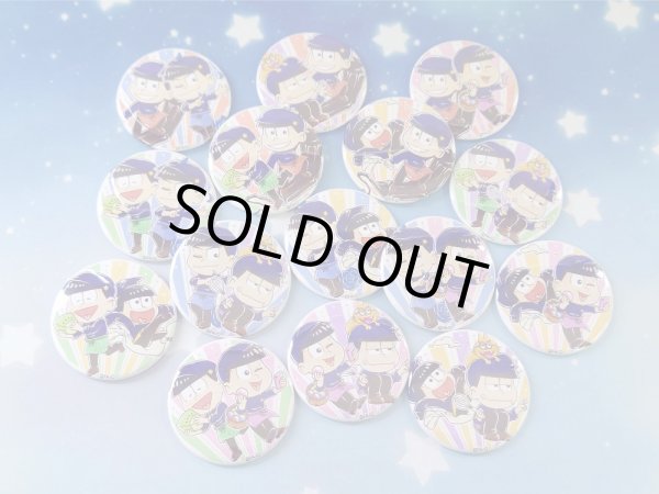 画像2: 【販売期間終了】おそ松さん×mixx garden2023 トレーディングミニキャラペア缶バッジ (2)