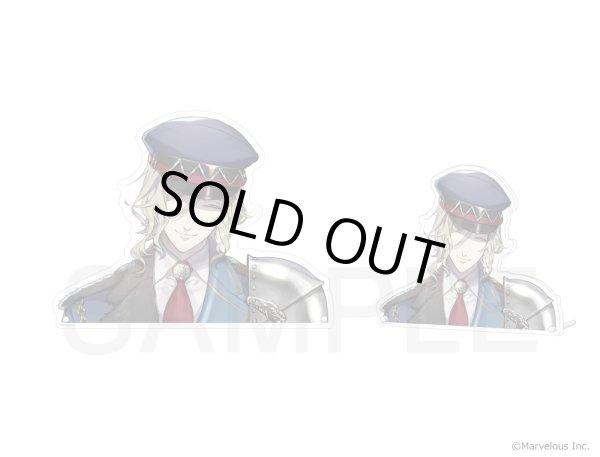 画像3: 【販売期間終了】千銃士:Rhodoknight×mixx garden2023 アクリルバストアップパネル(ドイツ) (3)