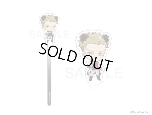 画像5: 【販売期間終了】千銃士:Rhodoknight×mixx garden2023 アクリルフォトプロップス ラージ(トルレ・シャフ) (5)